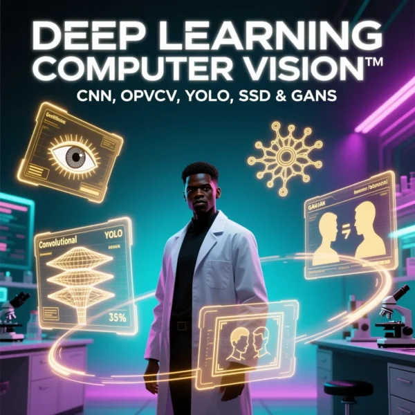 Deep Learning Computer Vision™ CNN, OpenCV, YOLO, SSD & GANs