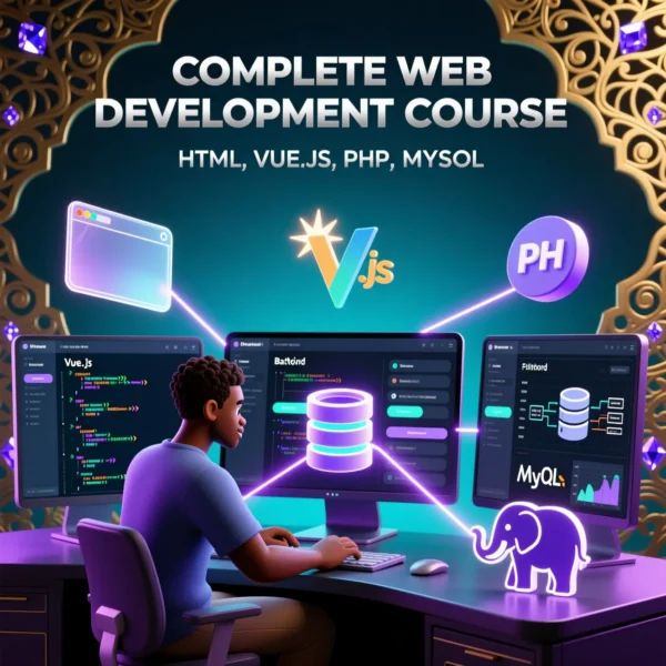 Complete Web Development Course HTML, Vue.js, PHP, MySQL