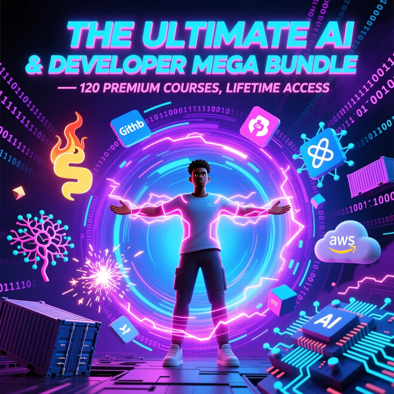 The Ultimate AI & Developer Mega Bundle – 120 Courses, Lifetime Access + Resell Rights